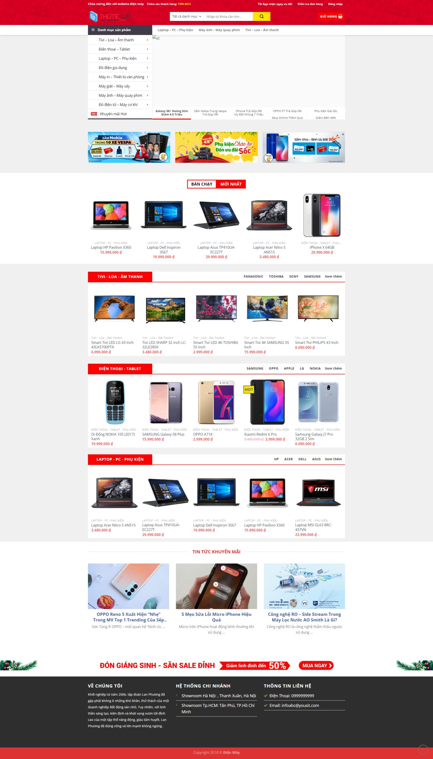 V1040 – Thiết Kế Website Bán Điện Máy 4