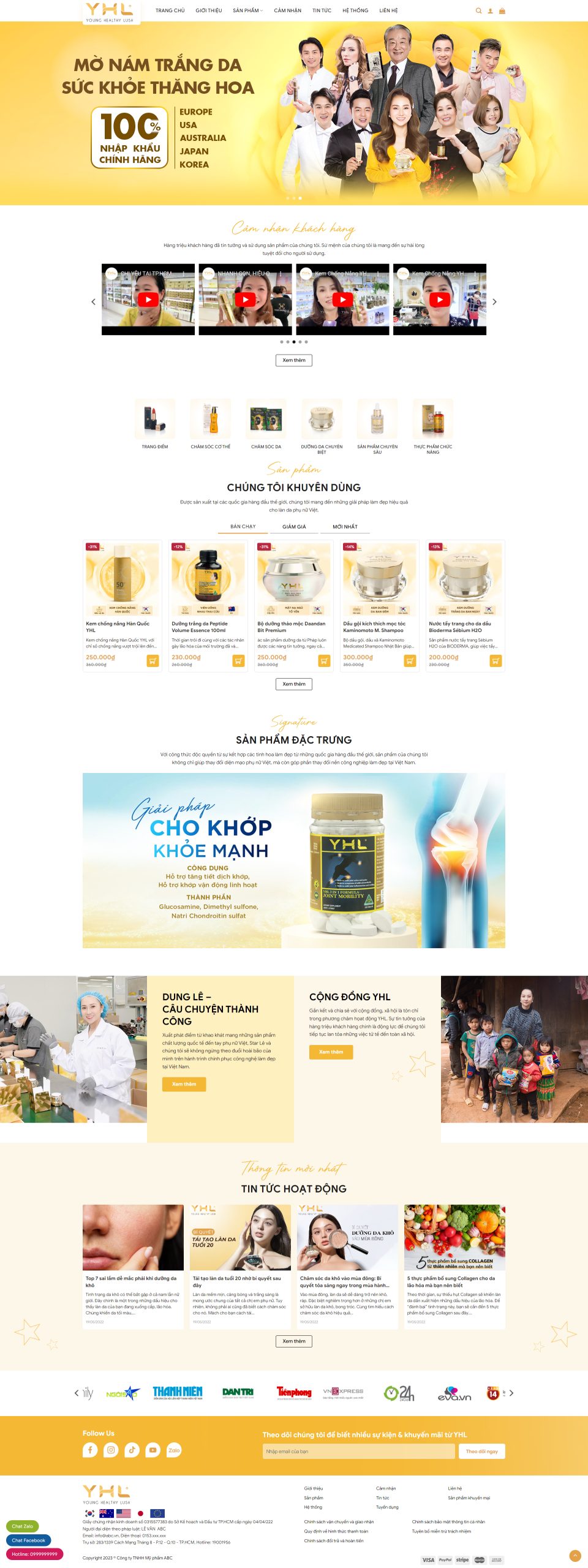 V1112 – Thiết Kế Website Bán Mỹ Phẩm 5