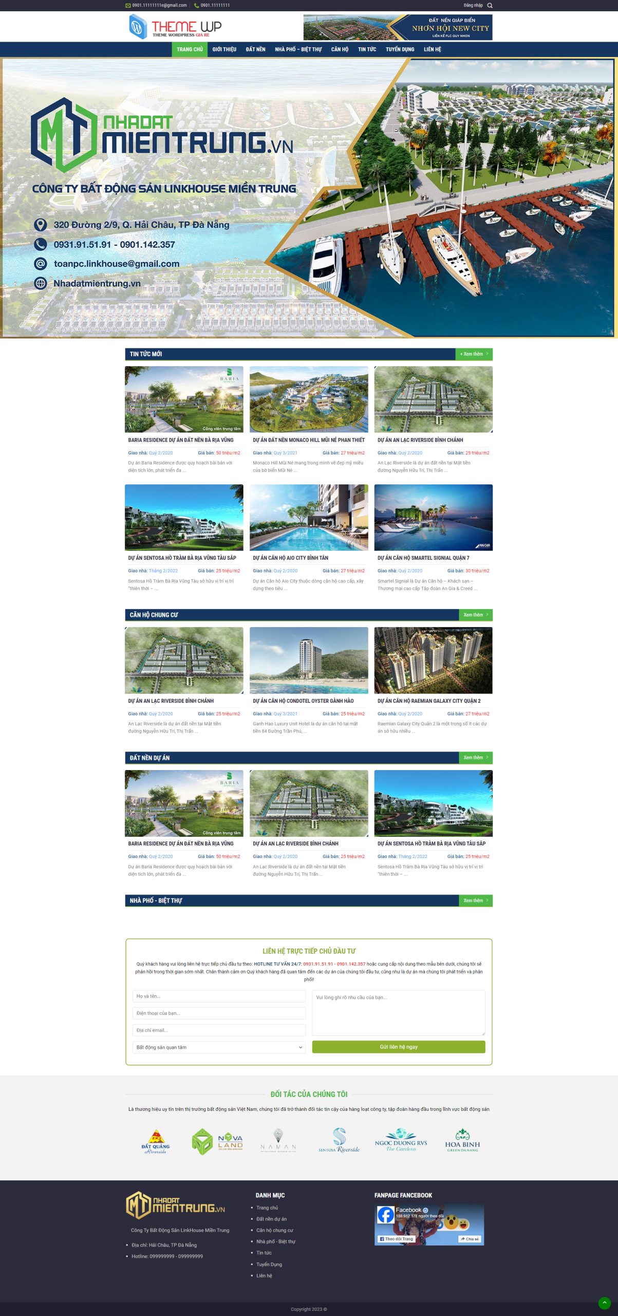 V1225 – Thiết Kế Website Bất Động Sản 5