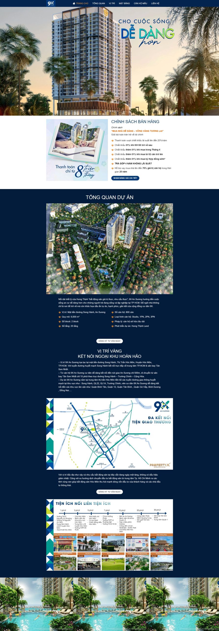 V1229 – Thiết Kế Website Bất Động Sản 1