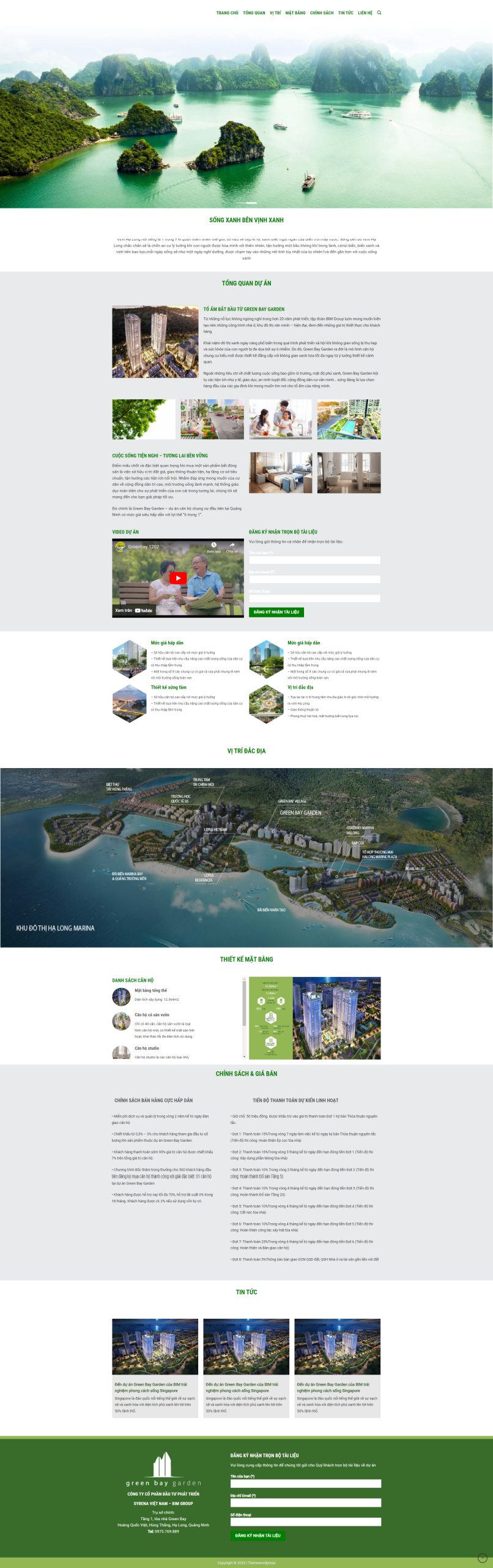 V1239 – Thiết Kế Website Bds Greenbay