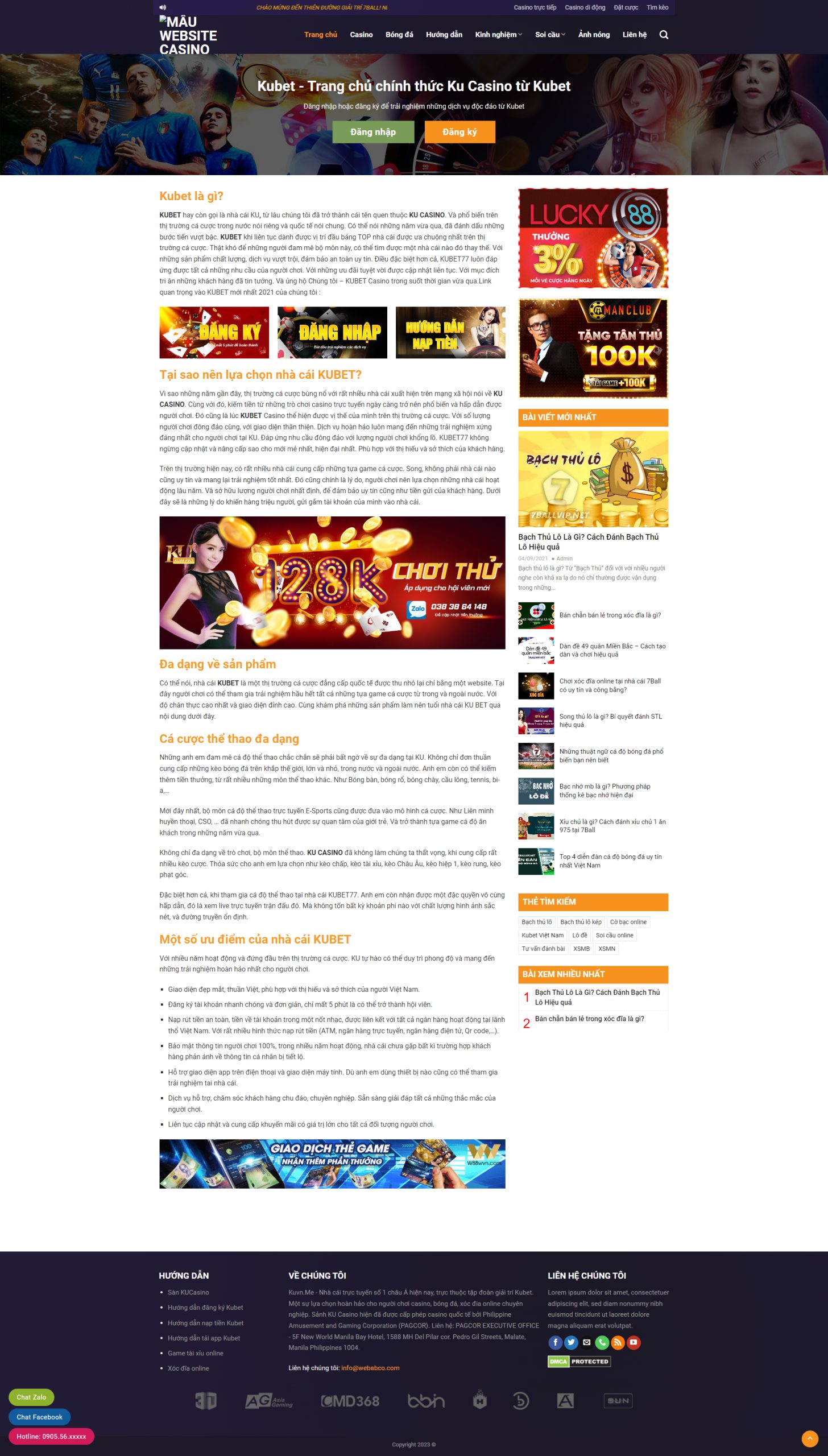 V1247 – Thiết Kế Website Casino 2