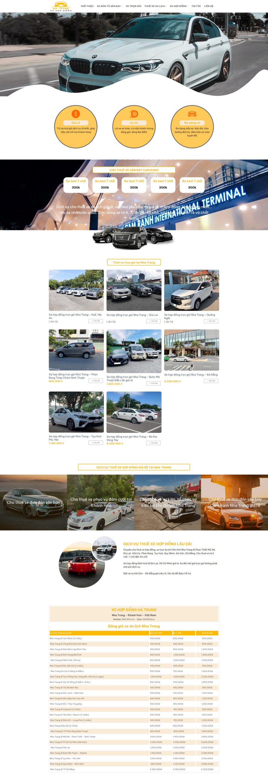 V1254 – Thiết Kế Website Cho Thuê Xe 6