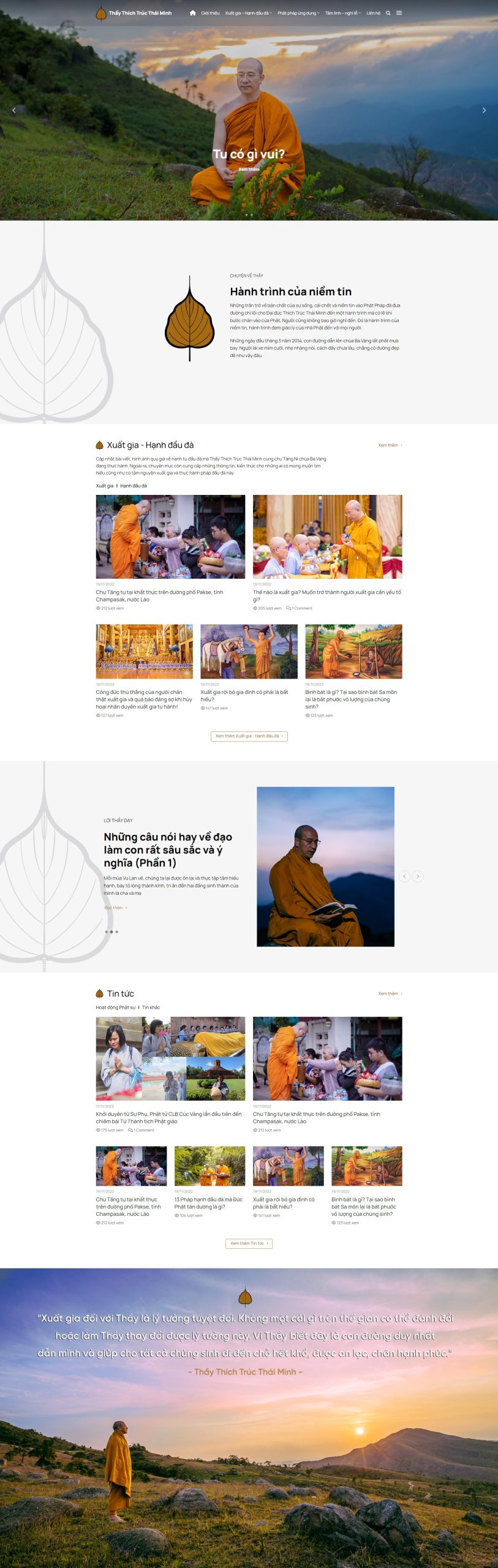 V1260 – Thiết Kế Website Chùa 3