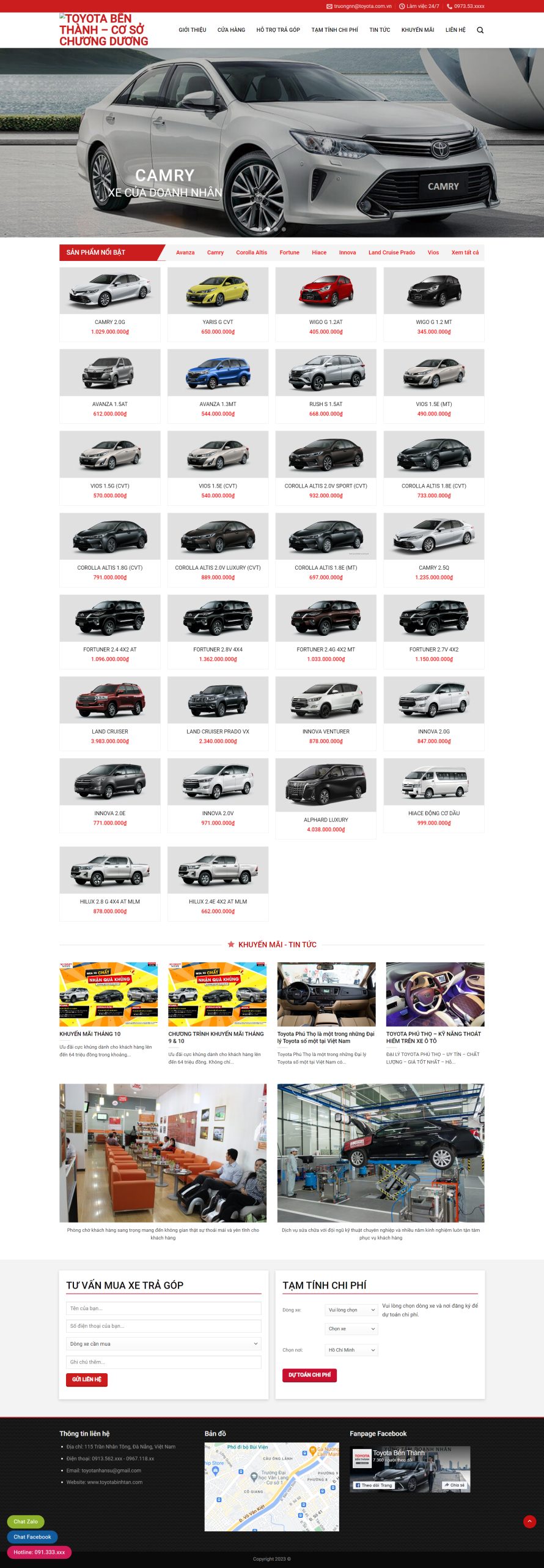 V1767 – Thiết Kế Website Toyota2