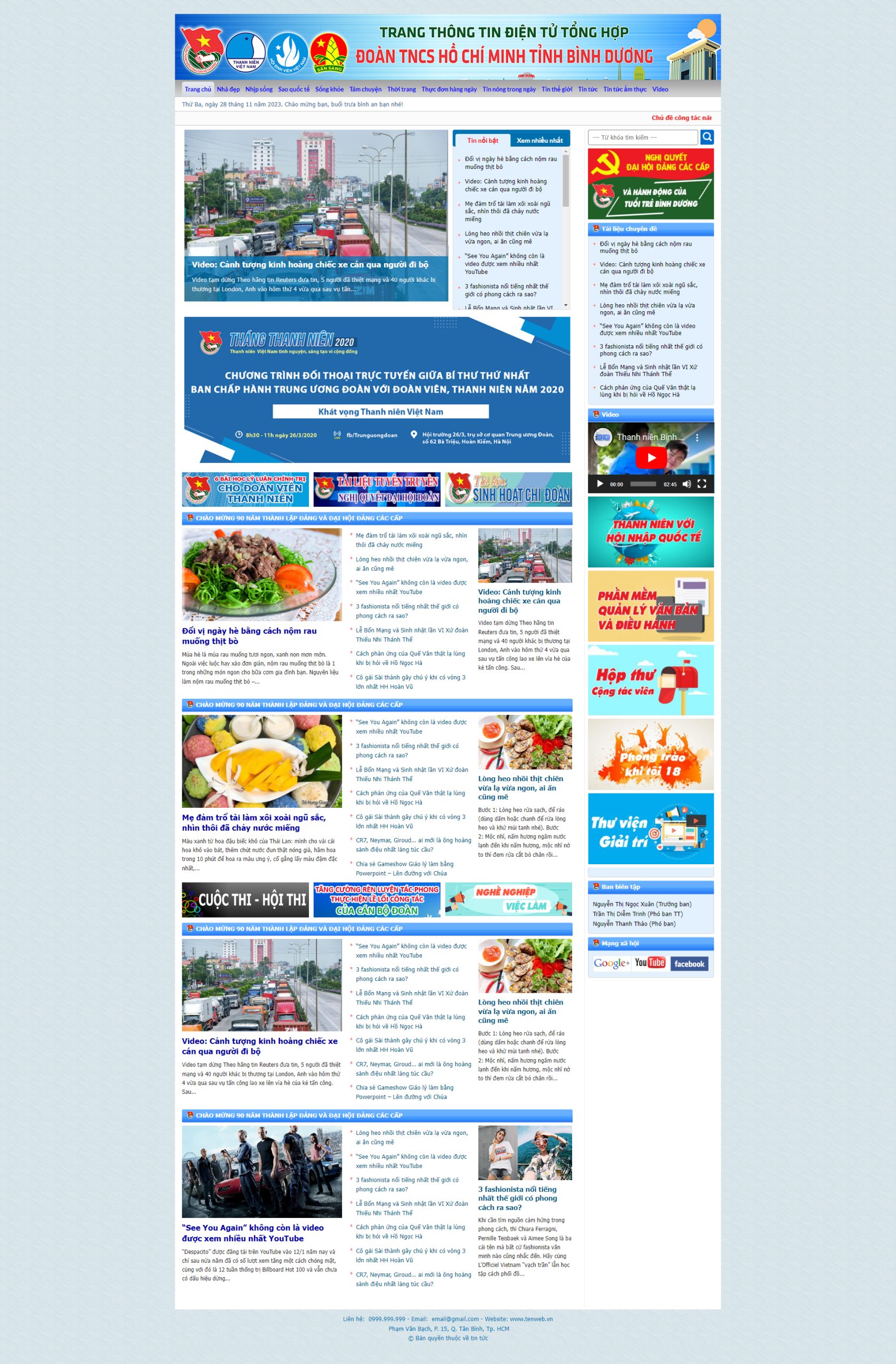 V1840 – Thiết Kế Website Tin Tức 9