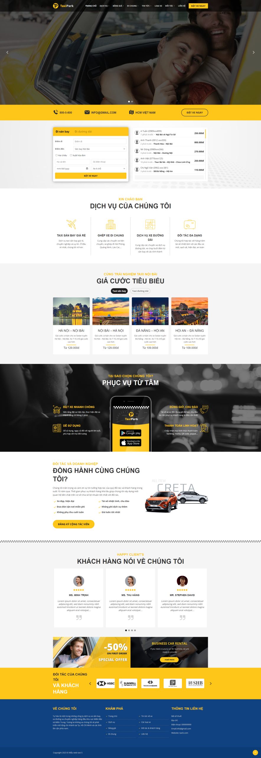 V1008 – Thiết Kế Website Taxi 5