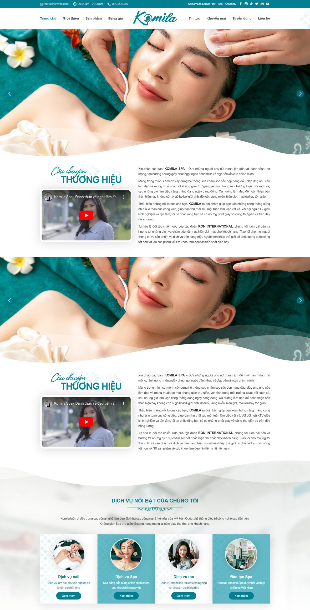 V1756 – Thiết Kế Website Spa 7