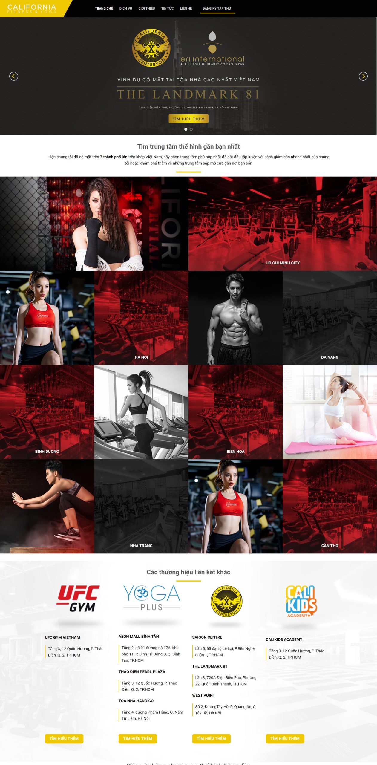 V1817 – Thiết Kế Website Tiệm Gym