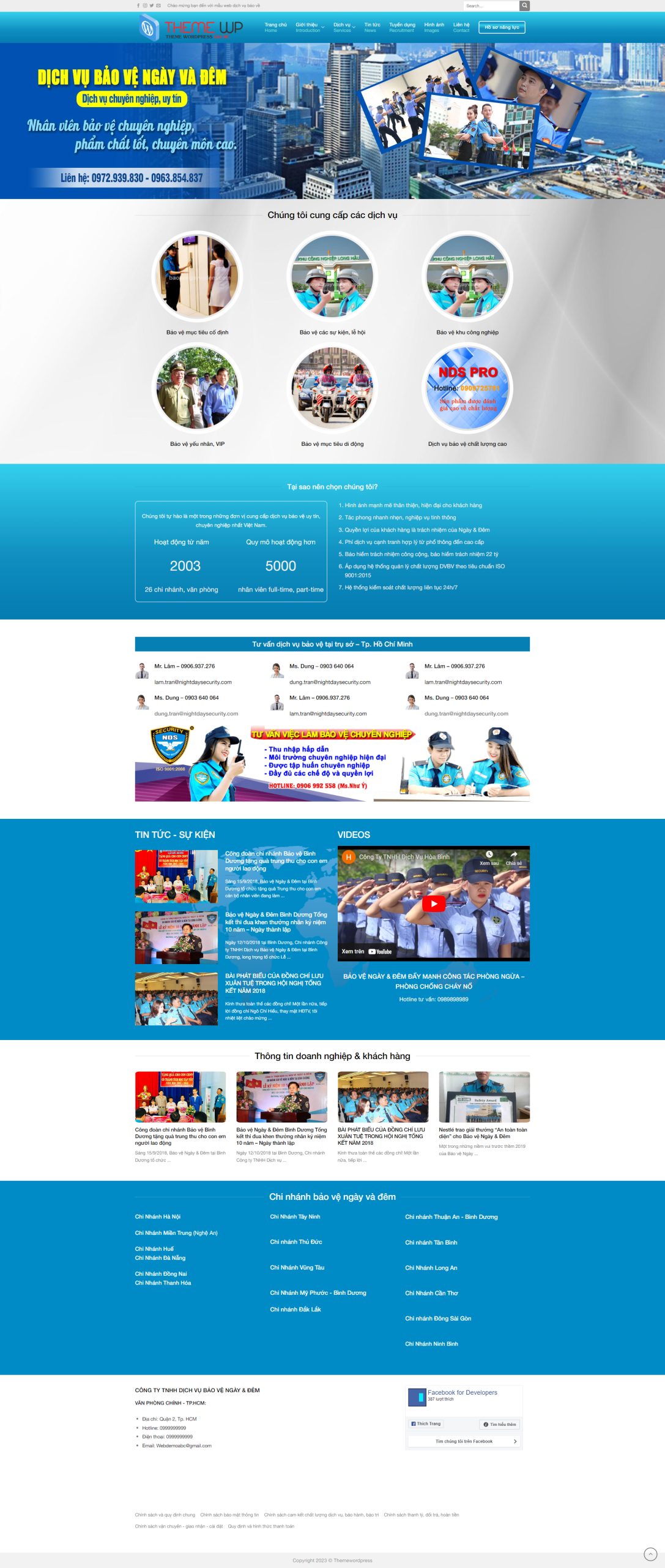 V1346 – Thiết Kế Website Dịch Vụ Bảo Vệ
