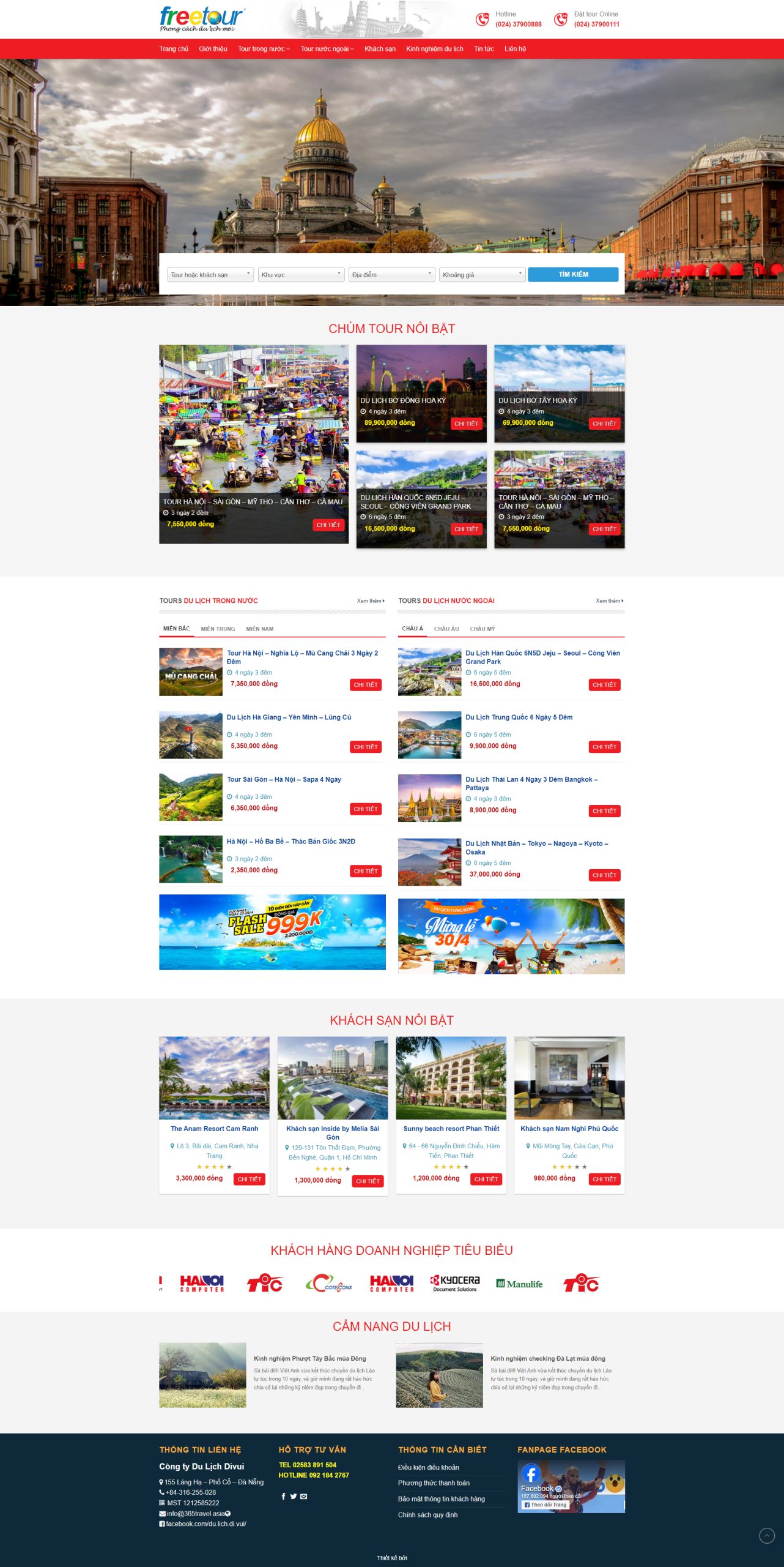 V1418 – Thiết Kế Website Du Lịch 8