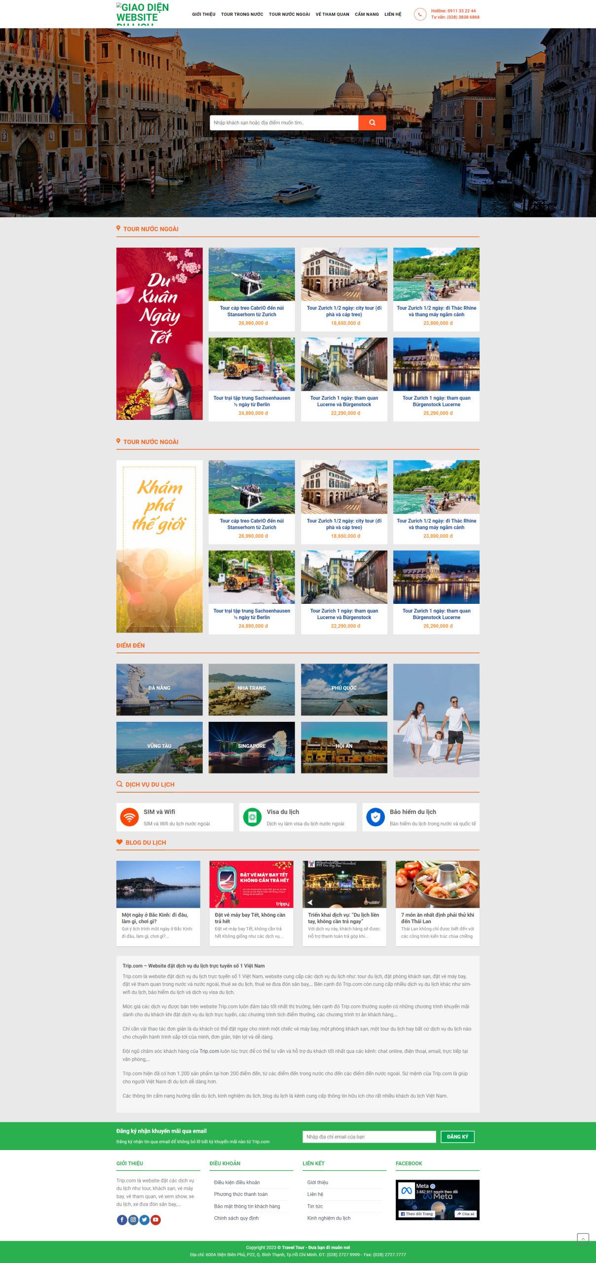V1420 – Thiết Kế Website Du Lịch 10