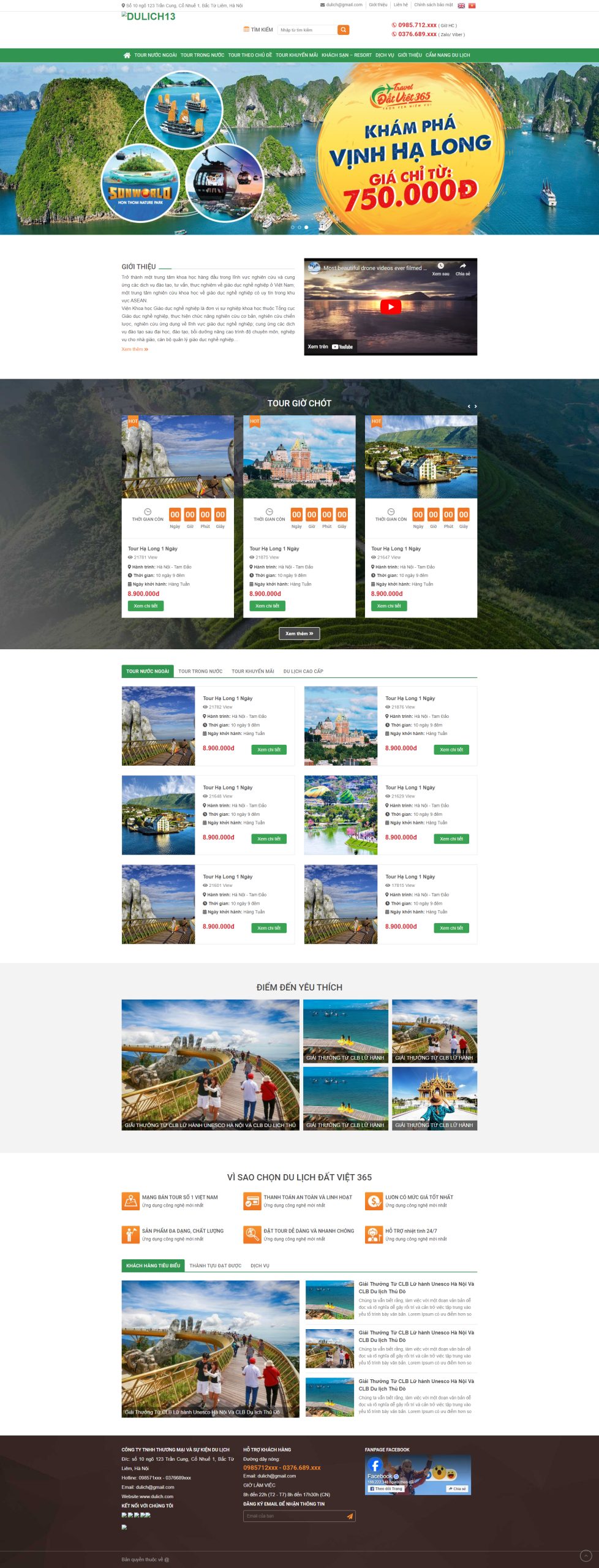 V1422 – Thiết Kế Website Du Lịch 13