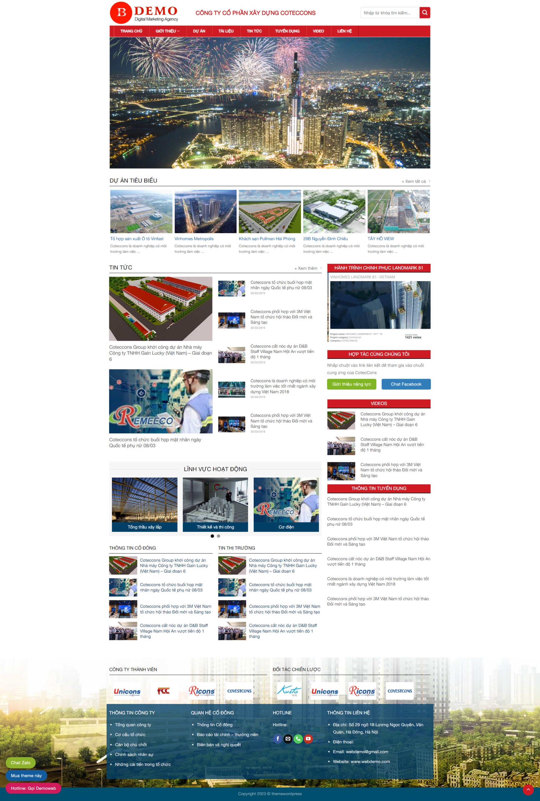 V1453 – Thiết Kế Website Công Ty 3