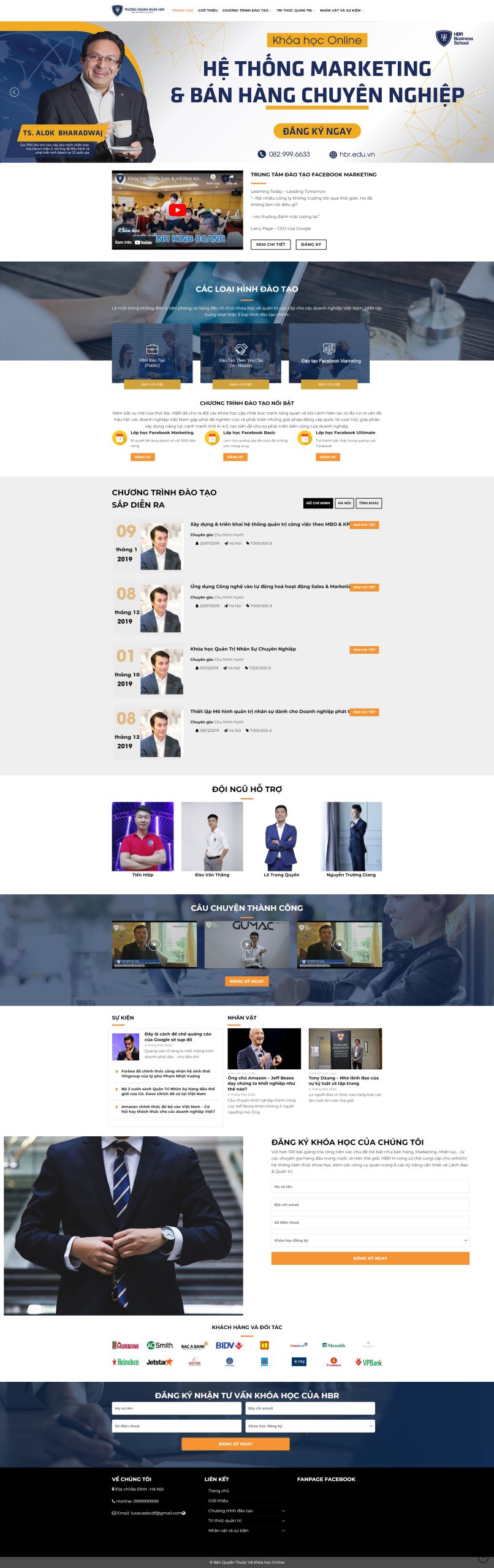 V1509 – Thiết Kế Website Khóa Học 3