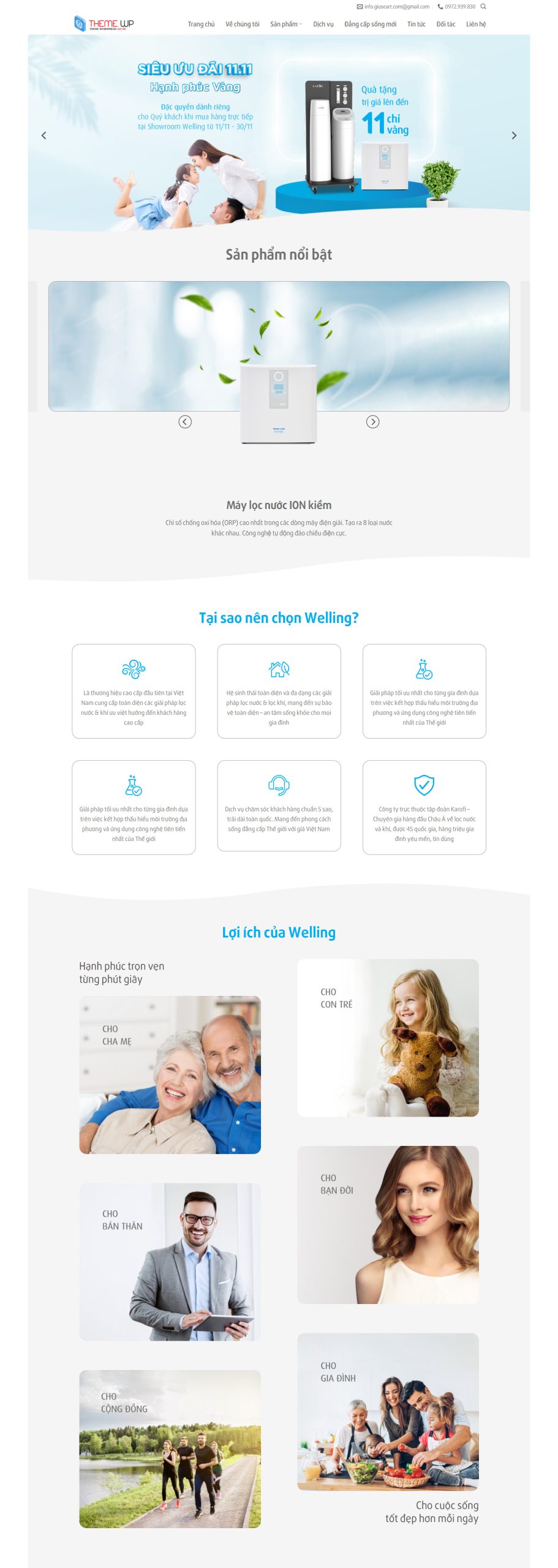 V1556 – Thiết Kế Website Máy Lọc 2