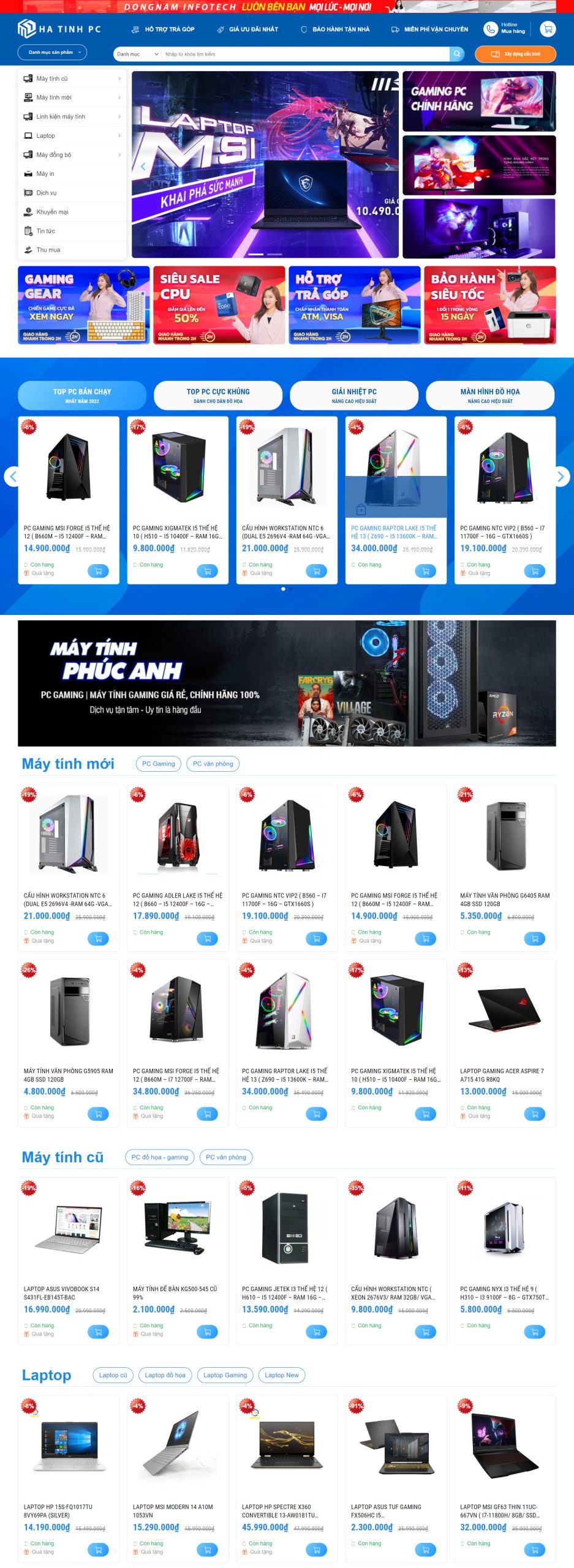 V1566 – Thiết Kế Website Máy Tính 8