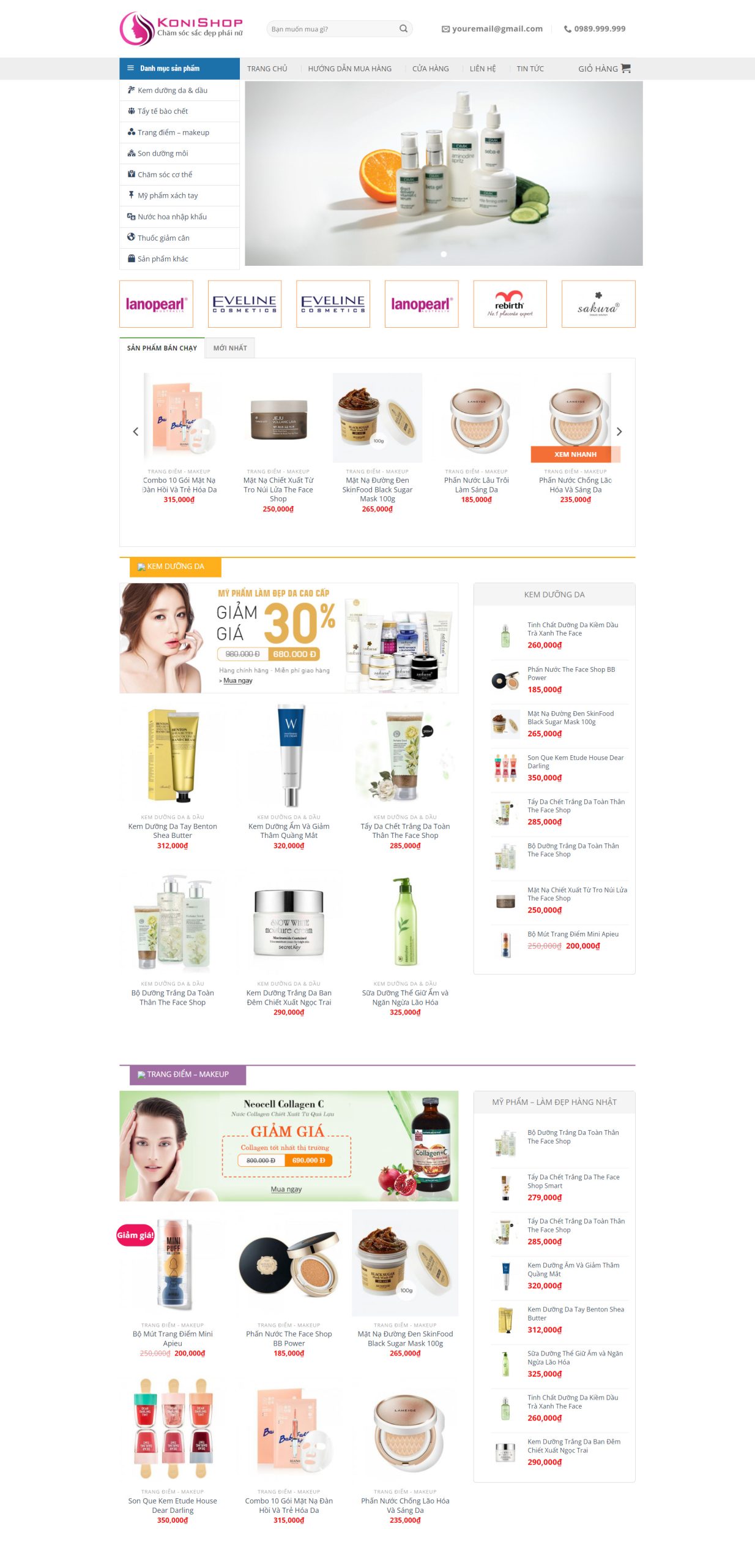 V1586 – Thiết Kế Website Mỹ Phẩm 8