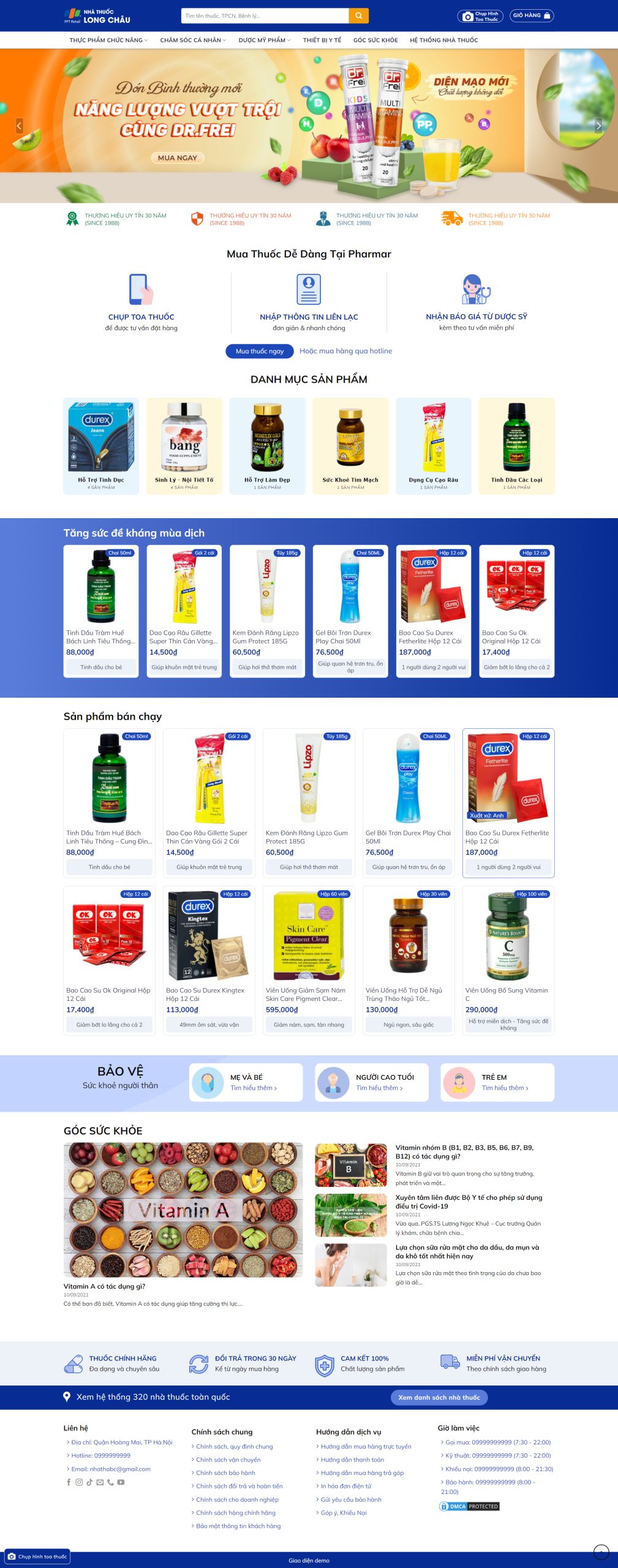 V1604 – Web nhà thuốc 2