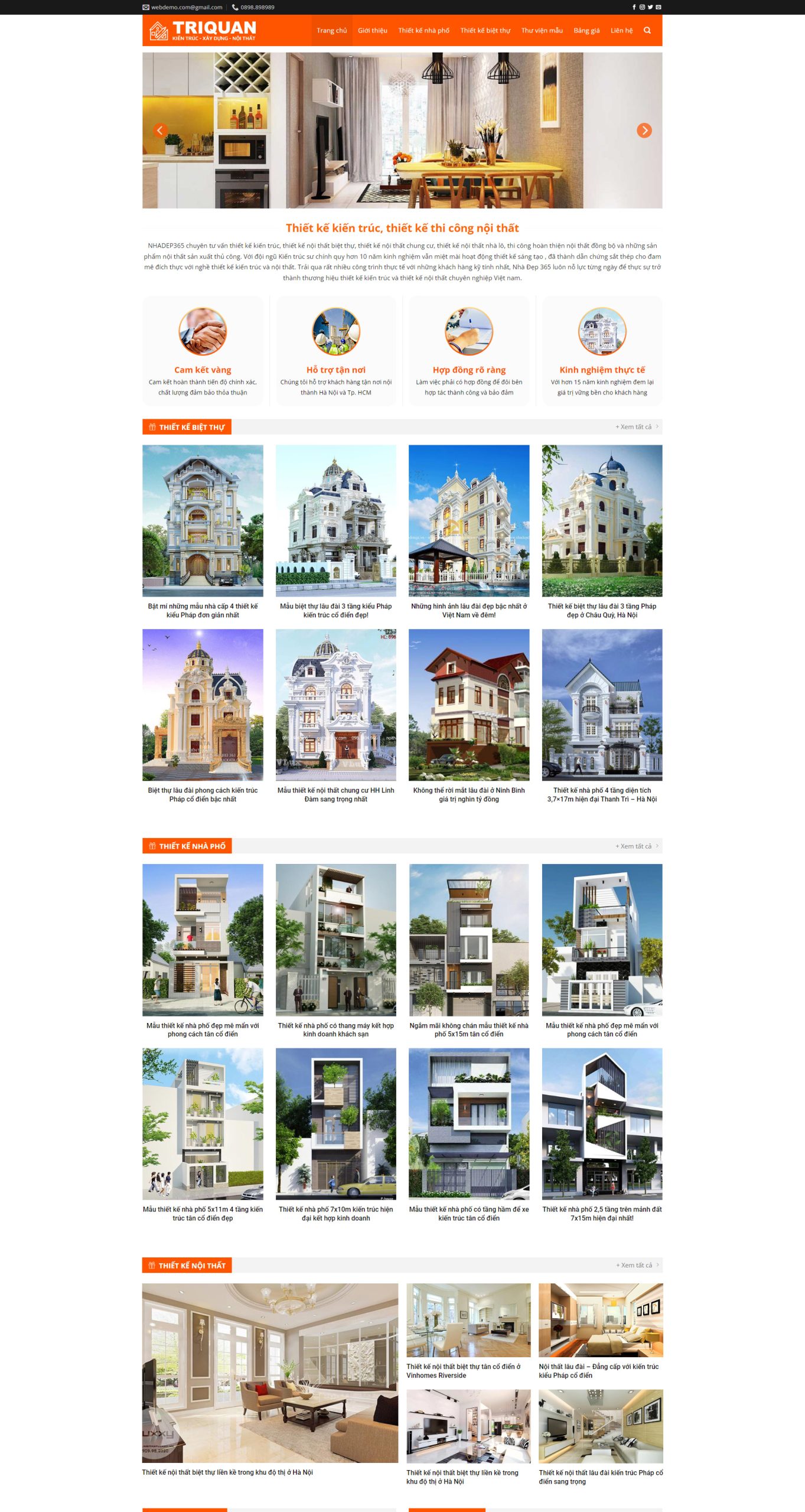 V1633 – Thiết Kế Website Nội Thất 6